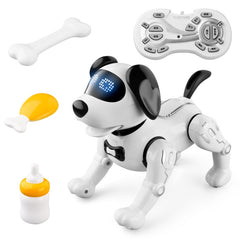 YDJ-K11 Programable Remote Control Robot Dog RC Toy, YDJ-K11(White), YDJ-K11(Yellow)