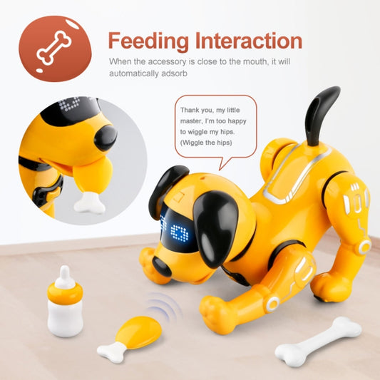 YDJ-K11 Programable Remote Control Robot Dog RC Toy, YDJ-K11(White), YDJ-K11(Yellow)