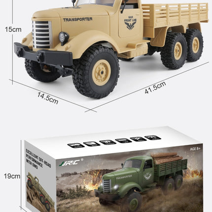 JJR/C Q60 Transporter-1 Full Body 1:16 Mini 2.4GHz RC 6WD Tracked Off-Road Military Truck Car Toy