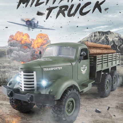 JJR/C Q60 Transporter-1 Full Body 1:16 Mini 2.4GHz RC 6WD Tracked Off-Road Military Truck Car Toy