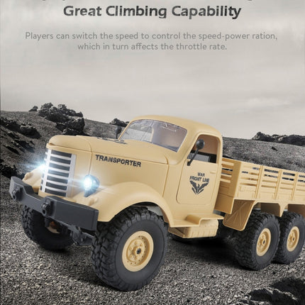 JJR/C Q60 Transporter-1 Full Body 1:16 Mini 2.4GHz RC 6WD Tracked Off-Road Military Truck Car Toy