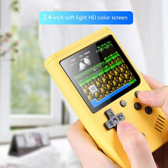MK500 Macaron Mini Retro Classic Handheld Game Console for Kids Built-in 500 Games, Support AV Output, MK500 / Yellow, MK500 / Pink, MK500 / Green, MK500 / Grey, MK500 / Blue