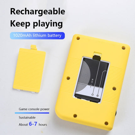 MK500 Macaron Mini Retro Classic Handheld Game Console for Kids Built-in 500 Games, Support AV Output, MK500 / Yellow, MK500 / Pink, MK500 / Green, MK500 / Grey, MK500 / Blue