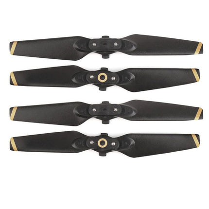 2 Pairs 4730F Foldable Quick-Release CW / CCW Propellers for DJI Spark, For DJI Spark Gold