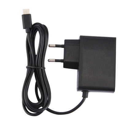 For Nintendo Switch NS Game Console Wall Adapter Charger Charger Adapter Charging Power, DC 5V, Cable Length: 1.5m, EU Plug(Black), For Switch  NS EU Plug