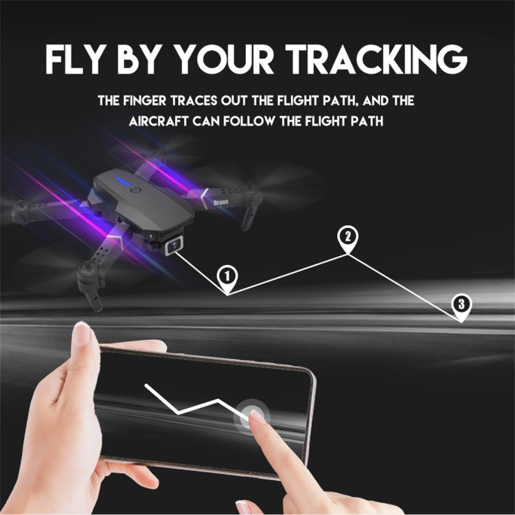 LS-E525 4K Double HD Camera Mini Foldable RC Quadcopter Drone Remote Control Aircraft, 4K Double HD Camera