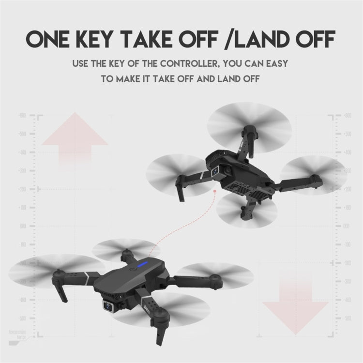 LS-E525 4K Single HD Camera Mini Foldable RC Quadcopter Drone Remote Control Aircraft, 4K Single HD Camera