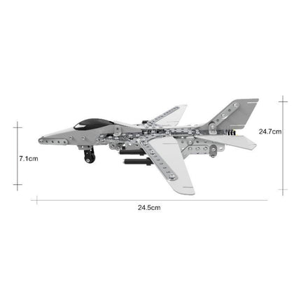 MoFun SW-022 DIY Stainless Steel Bombing Plane Assembling Blocks, SW-022 Bombing Plane