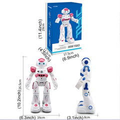 JJR/C R2 CADY WIDA RC Robot Gesture Sensor Dancing Intelligent Program Toy Gift for Children Kids Entertainment with Remote Control, R2