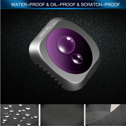 Sunnylife M2P-FI538 ND8-PL + ND16-PL + ND32-PL + ND64-PL ND-PL Lens Filter for DJI Mavic 2 Pro