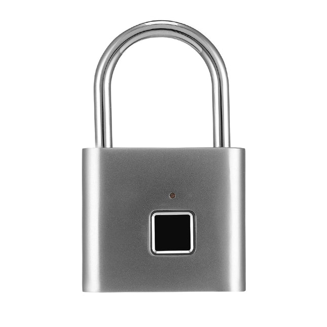 Stainless Steel Automatic Intelligent Fingerprint Padlock Electronic Lock, 10 Fingerprint Edition
