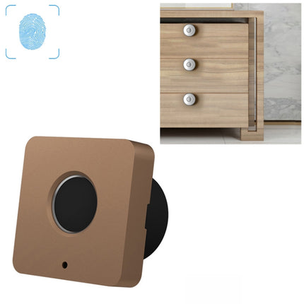 T5 Square Version Aluminum Alloy Panel Fingerprint Drawer Lock