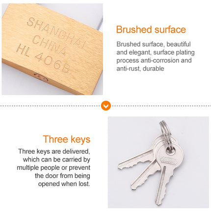 Copper Padlock Small Lock, Style: Short Lock Beam, 20mm Open