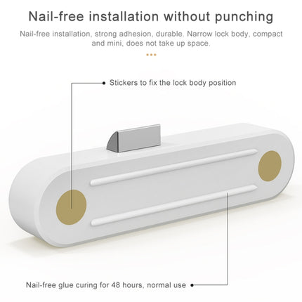 Original Xiaomi Youpin YEELOCK Smart Drawer Cabinet Lock Switch, US Plug