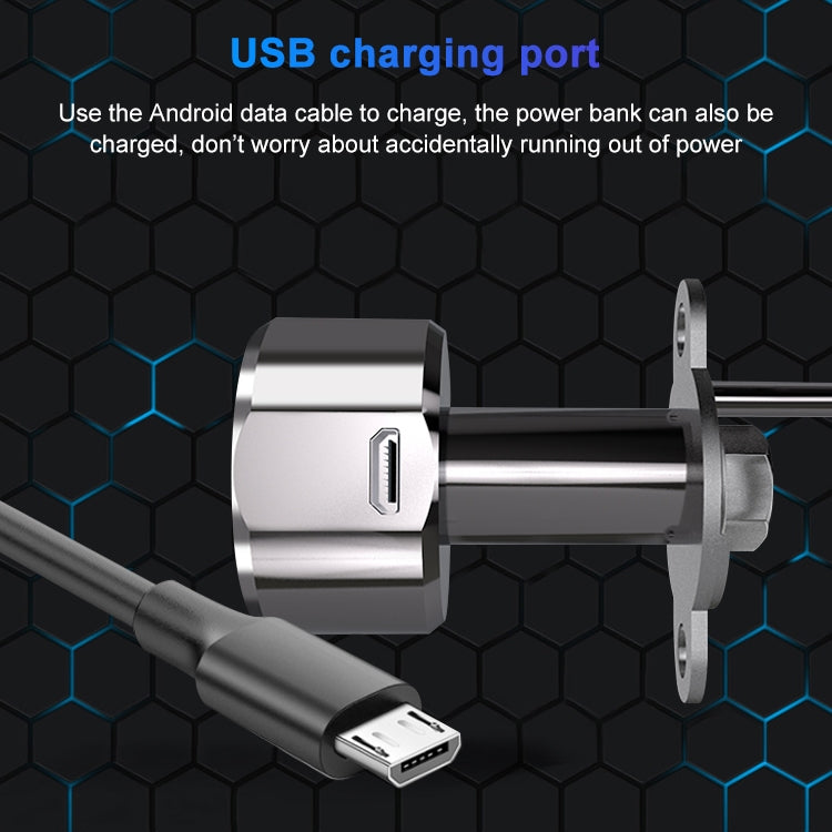 T21FB Micro USB Charging Zinc Alloy Smart Fingerprint + Bluetooth Single Open Drawer Lock File Cabinet Lock