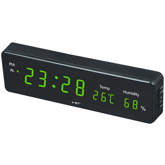 Combinatorial Alarm Clock Practical Digital Hanging Dual-purpose LED Clock, EU Plug