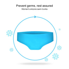 Women Fashion Silicone Swim Trunks