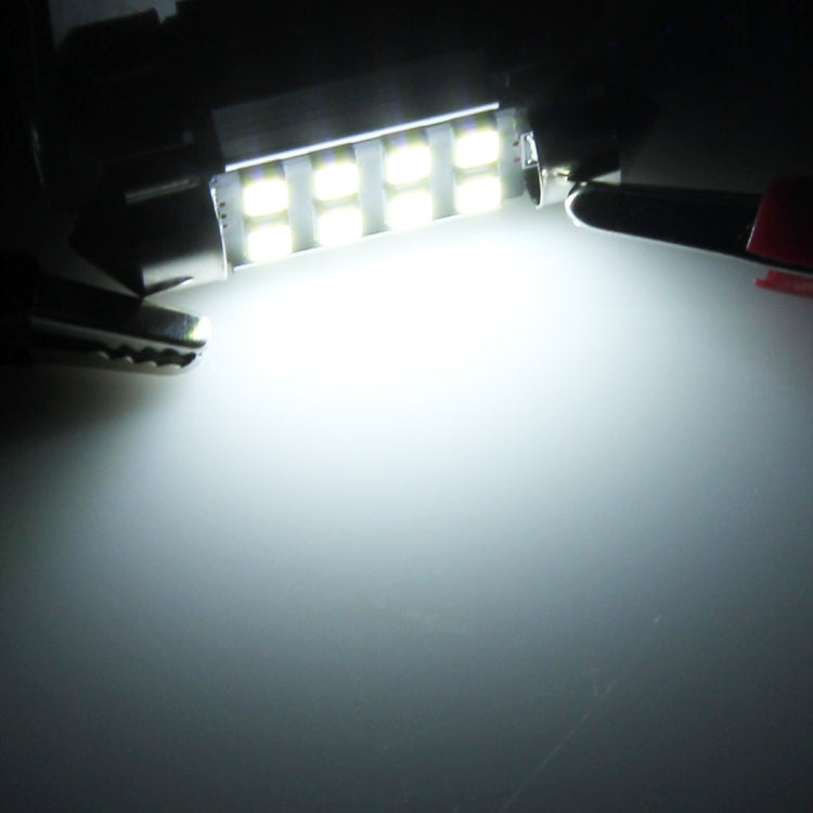 2 PCS 36mm Festoon 3W 300LM White Light 8 LED 3528 SMD Canbus Error-Free Car Reading Lamps,  DC 12