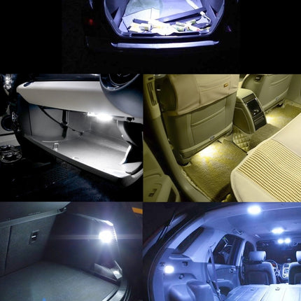 2 PCS 41mm Festoon 3W 300LM White Light 8 LED 3528 SMD Canbus Error-Free Car Reading Lamps,  DC 12
