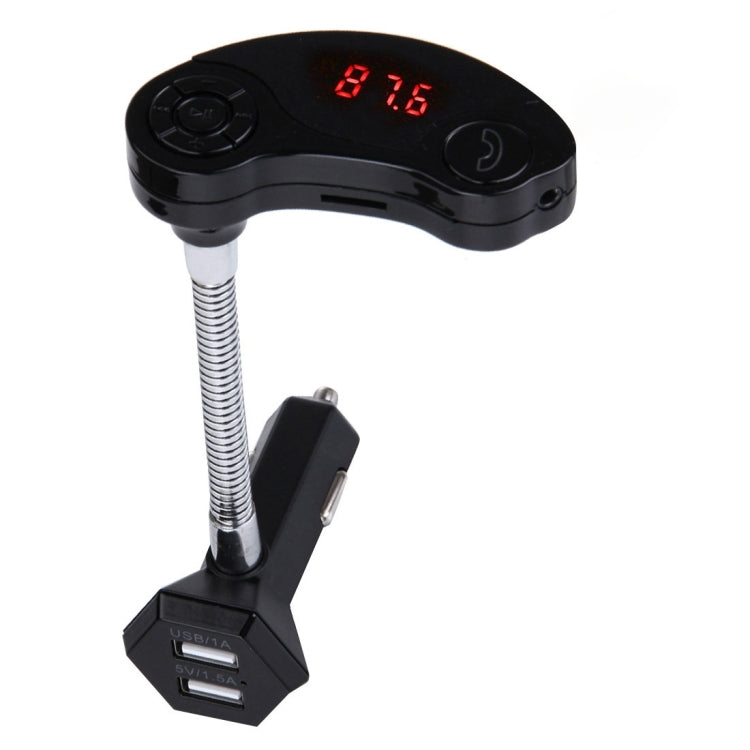 GT86 Dual USB Charger Car Bluetooth FM Transmitter Kit, Support LCD Display / TF Card Music Play / Hands-free, GT86 (Black), GT86 (Gold), GT86 (Silver)