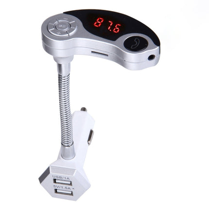 GT86 Dual USB Charger Car Bluetooth FM Transmitter Kit, Support LCD Display / TF Card Music Play / Hands-free, GT86 (Black), GT86 (Gold), GT86 (Silver)