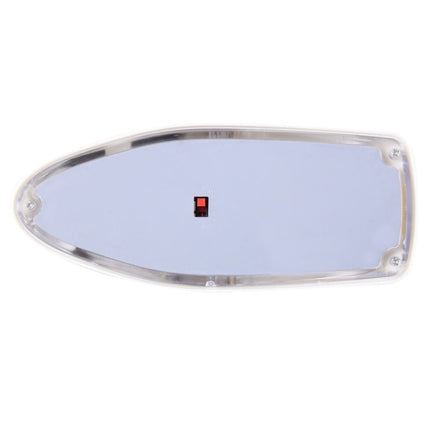 Solar Colorful Light Anti Collision Shark Fin Car Taillight LED Flash Warning Light Caution Light