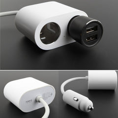 Original Xiaomi Youpin ROIDMI 2 in 1 120W 10A Car Cigarette Lighter + Dual USB Port Quick Charge Car Charger