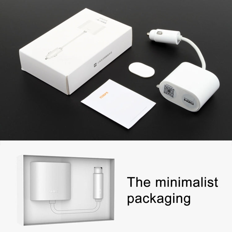 Original Xiaomi Youpin ROIDMI 2 in 1 120W 10A Car Cigarette Lighter + Dual USB Port Quick Charge Car Charger