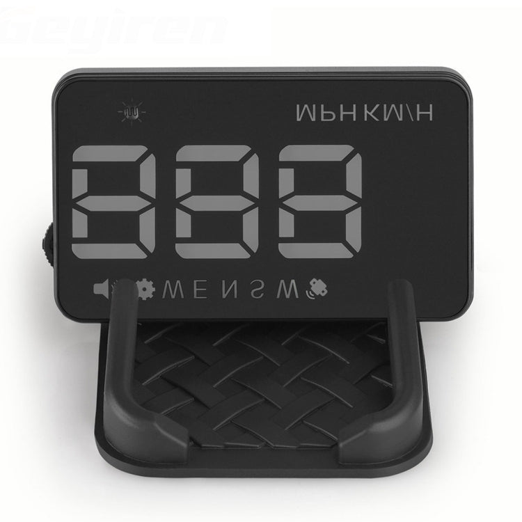 Geyiren A5 HUD 3.5 inch Car Head Up Display with GPS System, Two Mode Display, Light Sensors, KM/h MPH Speed, Compass, Speed Alarm