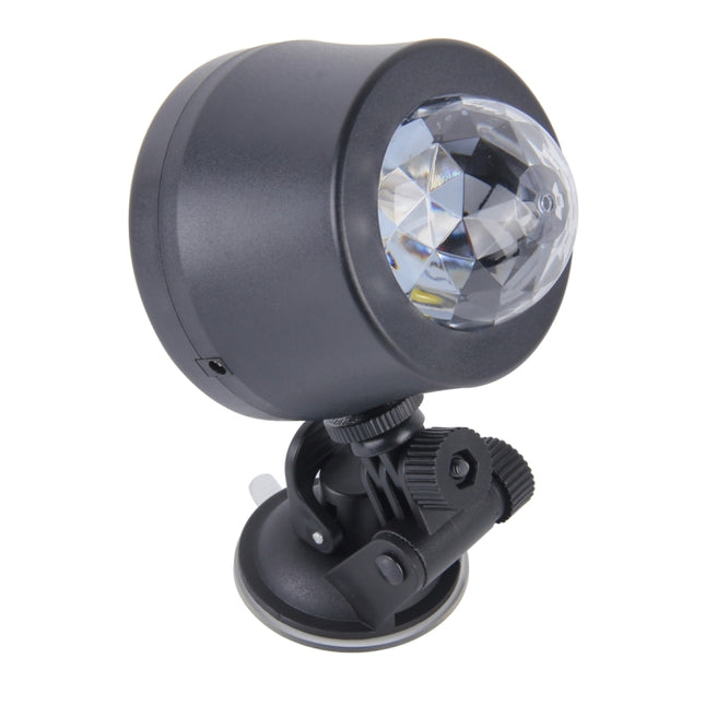 5V 6W Colorful Car Decoration DJ Light Sound Activated Strobe Effect Atmosphere Light Star Music Light Lamp with 6 RGB LED Lights, Cable Length:4m