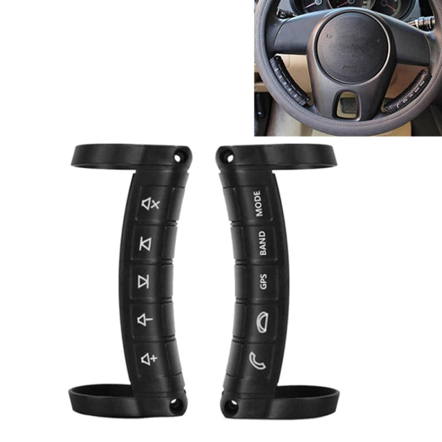 1 Set Universal Steering Wheel Controller Wireless Multifunctional DVD Navigation Key Remote Controller, Steering Wheel Controller