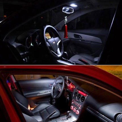2 PCS Festoon 36mm 2W 160LM White Light 16 LED SMD 4014 Error Free License Plate Lights Car Light Bulb