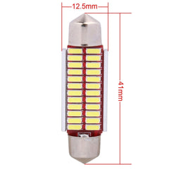 2 PCS 41mm 2W 240LM White Light 24 LED SMD 4014 Error Free License Plate Lights Car Light Bulb