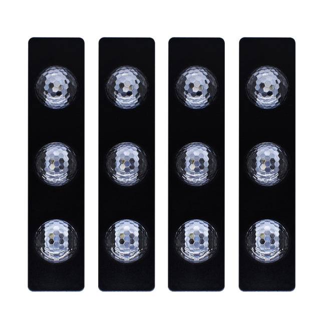 4 in 1 3.2W 12 LEDs RGB Car Interior Floor Decoration Atmosphere Colorful Neon Light Lamp with Wireless Remote Control And Voice Control Function, A12