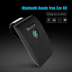 SP09 Multipoint Wireless Bluetooth V4.2 Handsfree Car Kit Speaker Speakerphone, Support Voice Readout & Vibration Sensor