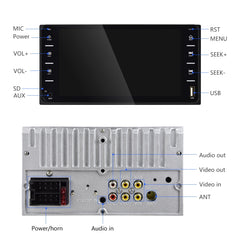 848V 16 7 inch Multi-touch Screen Car GPS Navigator, Support TF Card / USB / AUX / MP5 Player / Android & iPhone Mirror Links, 848V