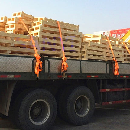 ST-213 10mx4.0cm  2 Ton Car Bundled Device with Hook And Buckle High Strength Cable Cord Heavy Duty Recovery Securing Accessories for Cars Trucks, 2T 10mx4.0cm