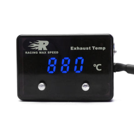 CNSPEED Car Tail Gas Digital Display Thermometer with Sensor P-ETM-01, Car Tail Gas Digital Display Thermometer