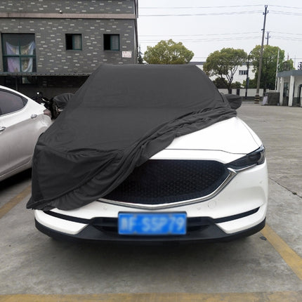 Anti-Dust Anti-UV Heat-insulating Elastic Force Cotton Car Cover for Sedan Car, Size: M, 4.65m~4.89m, Size: M, 4.65m~4.89m