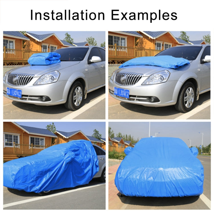 Anti-Dust Anti-UV Heat-insulating Elastic Force Cotton Car Cover for Business Car, Size: 4.8m~5.15m, Size: 4.8m~5.15m