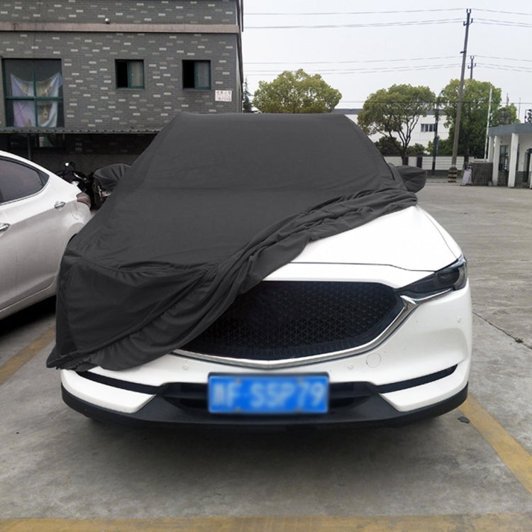 Anti-Dust Anti-UV Heat-insulating Elastic Force Cotton Car Cover for Business Car, Size: 4.8m~5.15m, Size: 4.8m~5.15m