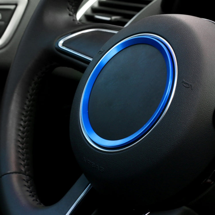 Car Aluminum Steering Wheel Decoration Ring For Audi