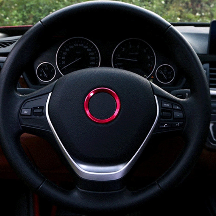 Car Aluminum Steering Wheel Decoration Ring For BMW