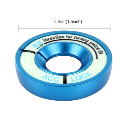 Car Aluminum Igniter Night Luminous Decoration Ring For Audi And Volkswagen