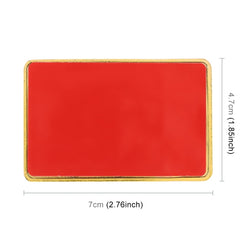Universal Car Canada Flag Rectangle Shape VIP Metal Decorative Sticker