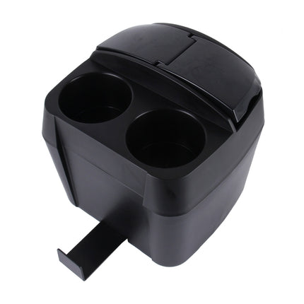 SHUNWEI SD-1605 Multifunction 3 in 1 Car Cup Holder Drink Bottle Can Garbage Can Portable Vehicle Trash Can Bin Rubbish Bin Organizer, SD-1605 Black, SD-1605 Khaki