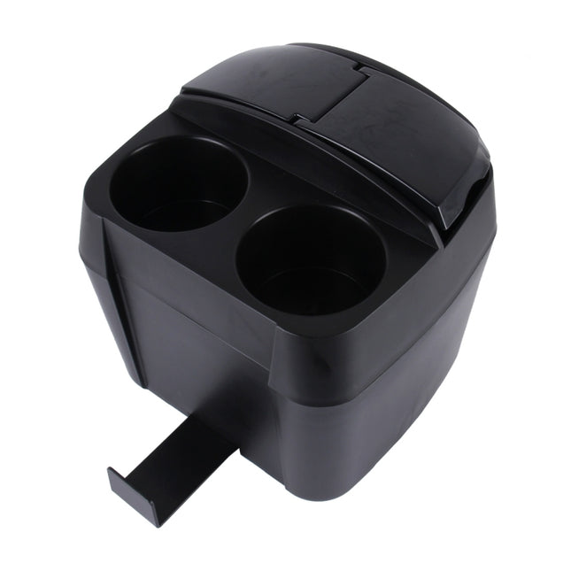 SHUNWEI SD-1605 Multifunction 3 in 1 Car Cup Holder Drink Bottle Can Garbage Can Portable Vehicle Trash Can Bin Rubbish Bin Organizer, SD-1605 Black, SD-1605 Khaki