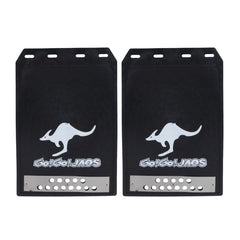 2 PCS WS-003 Premium Heavy Duty Molded Splash Mud Flaps Auto Front and Rear Guards, Small Size, Random Pattern Delivery