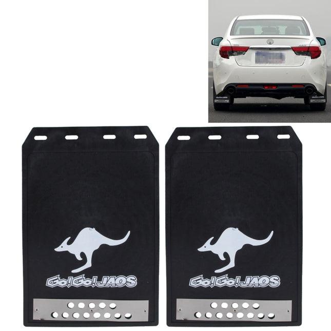 Premium Heavy Duty Molded Splash Front and Rear Mud Flaps Guards, Medium Size, Random Pattern Delivery