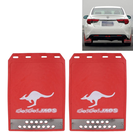 Premium Heavy Duty Molded Splash Front and Rear Mud Flaps Guards, Medium Size, Random Pattern Delivery
